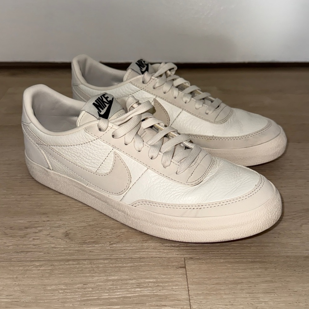 Nike Killshot 2 Leather Sneakers Mens Size 7 Sail Black Excellent Condition